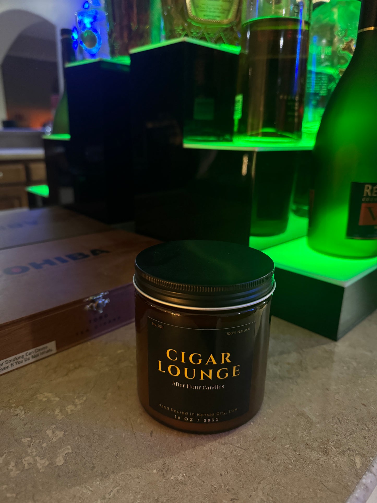 "Man Cave" candle