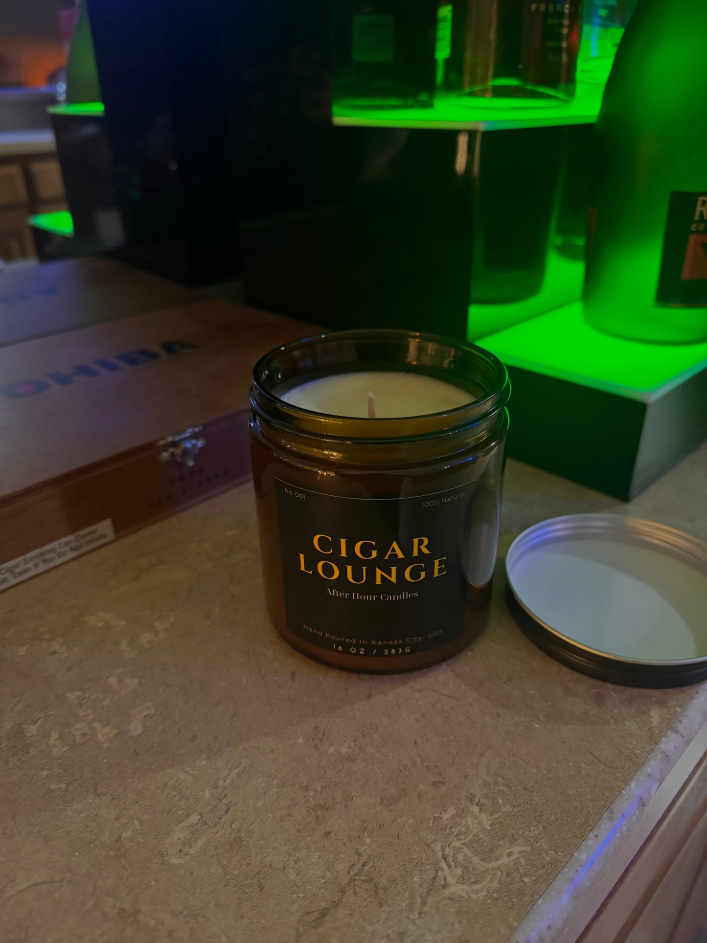 "Man Cave" candle